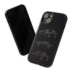 Black GNX Phone Case, Three-View Muscle Car Vector Tough Cover