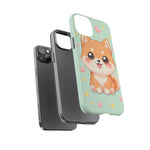 Shiba Inu Kawaii Chibi Smile Pet Dog Art Tough Phone Case