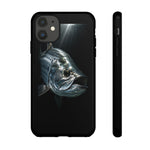 Tarpon Fishing Phone Case, Saltwater Portrait Black Cover, Gift