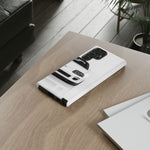White MK4 Supra Phone Case, Retro 90s JDM Tough Cover for Car Enthusiasts