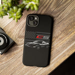Black C5 Phone Case American Sports Car Tough Cover Gift