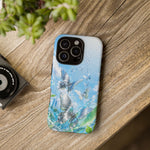 Copy of Silver Butterflies Tough Case | Blue Sky Water Droplets Phone Cover