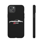 1970 Camaro Z28 White Silhouette Tough Phone Case Cover Gift