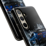 Camaro ZL1 Phone Case, Blue Track Smoke Studio Cover