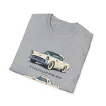 1956 Thunderbird illustrations Trio View T-Shirt | Classic car tee