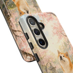 Akita under Cherry Blossoms Dog Breed Phone Case