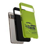 Green Cuda Muscle Car phone case for Gear Heads