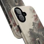 Autumn Temple Steps phone case | Japanese watercolor landscape cover