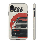 Panda AE86 Retro JDM Car Art Tough Phone Case