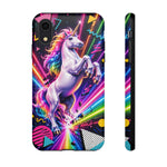 Neon Retro Rainbow Unicorn Phone Case | Tough Cases