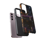 67 GTO Phone Case Purple, Rainy City Night Muscle Car Tough Cover
