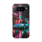 1980s Sports Car C4 Miami Nights Aesthetic Tough Phone Case