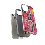 Pop Art Lips and Lightning Bolt Phone Case