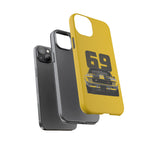 1969 Camaro Z28 Yellow Front View Muscle Car Tough Phone Case