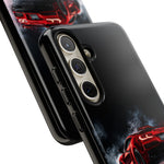 Z06 C8 Phone Case, Red Smoke Studio Reflection Cover