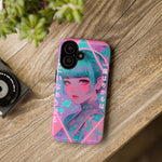 Neon Cyber Geisha phone case | Tough Case