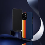 Retro Rainbow Stripe Phone Case | Tough Phone Case
