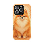 Pomeranian Tiny Fox Fluffy Art Tough Phone Case