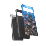 Snapper Reef Phone Case, Sunlit School Ocean Fishing Tough Cover