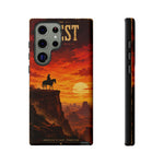 Western Sunset Cowboy Phone Case | Rugged Protective Cover