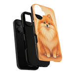 Pomeranian Tiny Fox Fluffy Art Tough Phone Case