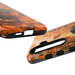 Dachshund Autumn Stroll Dog Tough Phone Case