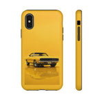 Golden Yellow Charger Phone Case, 68 Classic Muscle Car Tough Cover
