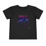 Kid’s Neon RX-7 Mazda Rotary Engine Toddler T-Shirt Boys Girls Car Tee