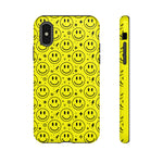 Acid Smiley Repeat Pattern Art Tough Phone Case