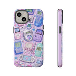 Nostalgia Tech Devices Y2K Art Tough Phone Case