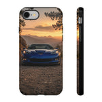 C6 Z06 Corvette Phone Case, Blue Mountain Dusk Cover, Gift
