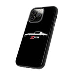 1970 Camaro Z28 White Silhouette Tough Phone Case Cover Gift