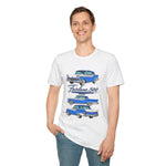 1959 Fairlane 500 Car Illustration T-Shirt | Vintage Classic Auto Design