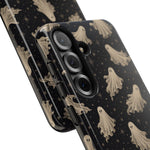 Vintage Ghost Pattern phone case | Halloween spooky stars design