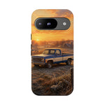 73 Chevy C10 Square body Truck Two-Tone Sunrise Tough Phone Case