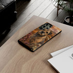 Border Terrier Earthy Watercolor Art Tough Phone Case
