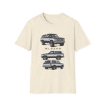1984 Chevy Blazer Illustration T-Shirt | Vintage SUV Trio Tee