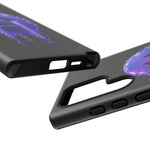 Glitch Sad Face Phone Case, Anime Melt Static Tough Cover