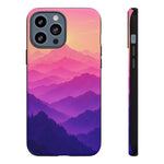 Pastel Mountain Haze Vaporwave Art Tough Phone Case