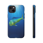 Mahi Mahi Underwater Phone Case, Sunbeam Open Water Cover, Gift