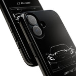 Black C7 ZR1 Phone Case for Chevy Sports Car Enthusiasts