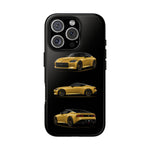 Gold Fairlady Z Classic Sports Car Tough Phone Case - 3 View