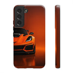 Orange C7 ZR1 Studio Front Tough Phone Case