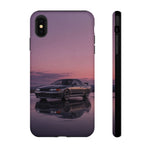 Sunset Skyline GT-R R32 phone case | car reflection, purple dusk