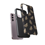 Vintage Ghost Pattern phone case | Halloween spooky stars design