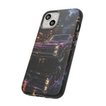 67 GTO Phone Case Purple, Rainy City Night Muscle Car Tough Cover
