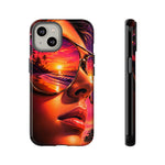 Sunset Reflection Sunglasses Retrowave 80s phone case