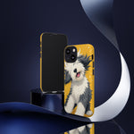 Sheepdog Hair Flip Phone Case Funny Dog Lover Gift