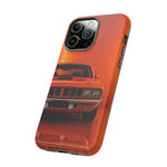 Orange Cuda Phone Case, 71 Classic Muscle Car Tough Cover