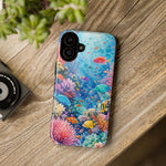 Underwater Coral Reef Phone Case | Colorful Tropical Fish Ocean Scene